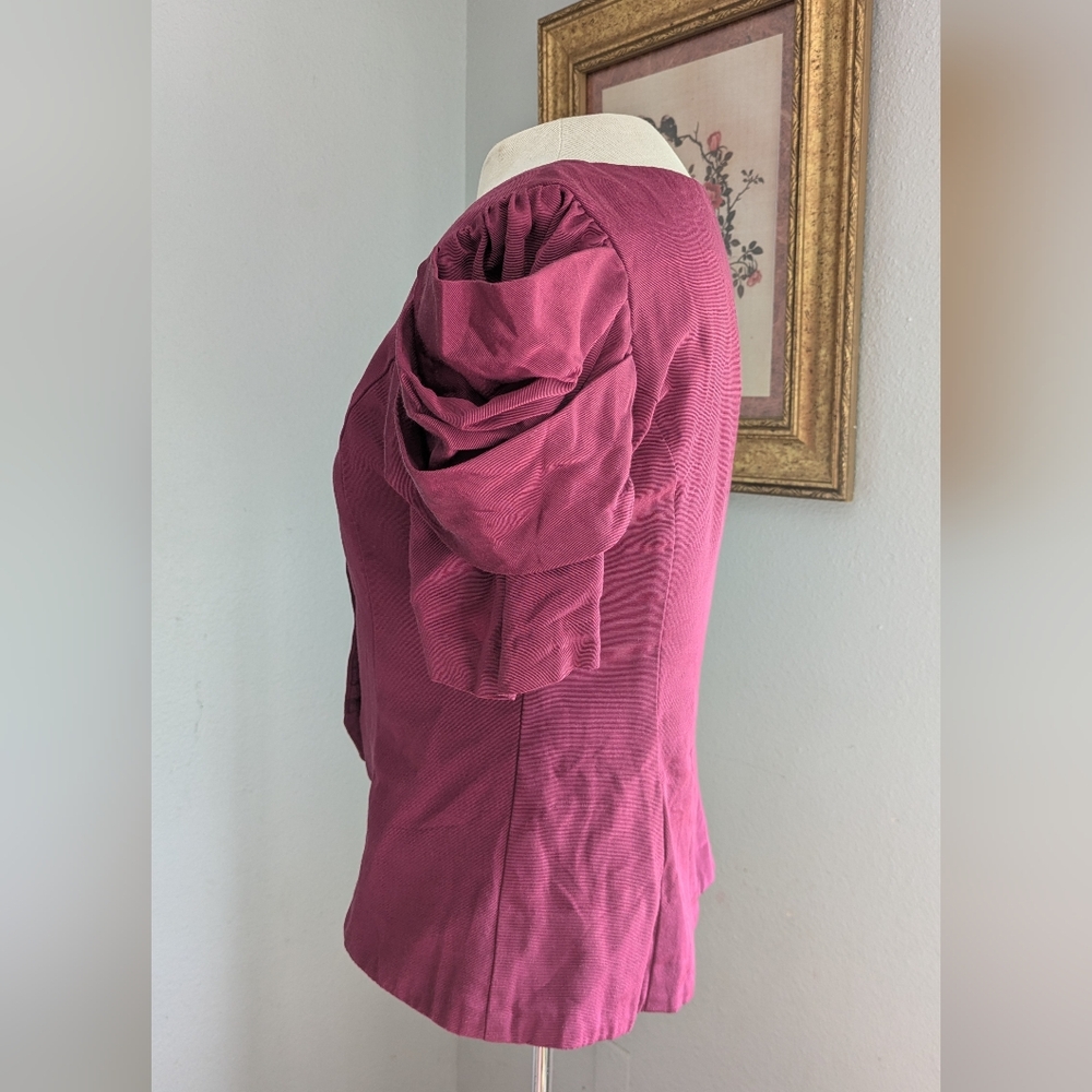 Vintage Pearl Button Sweetheart Blazer Jacket - Picture 6 of 10